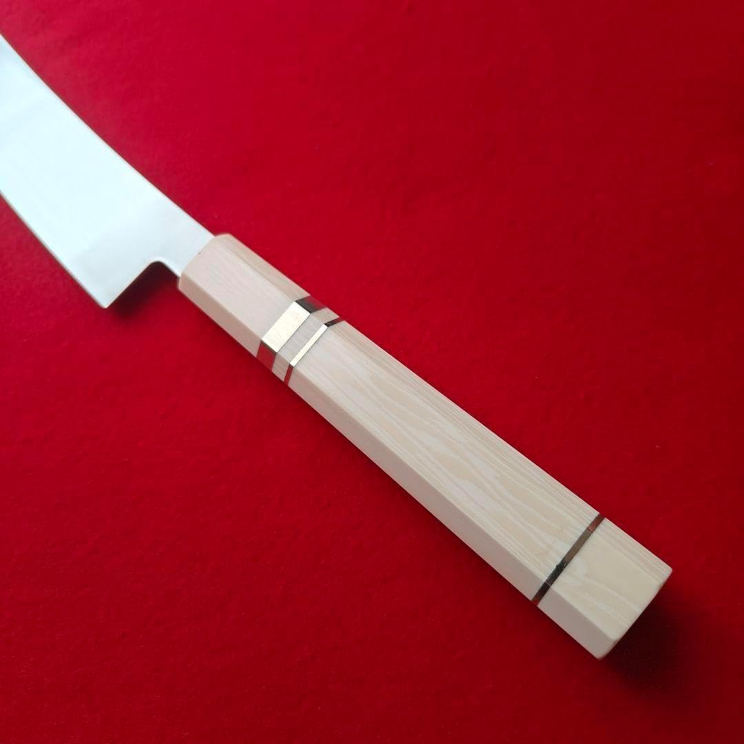 鏡面　切り付け　柳刃　包丁　和包丁　鬼反り　V金10号　本焼　黒檀八角柄　尺三 鏡面 切り付け 本焼 柳刃 包丁 和包丁 V金10号 鬼反り 黒檀八角柄 VG10